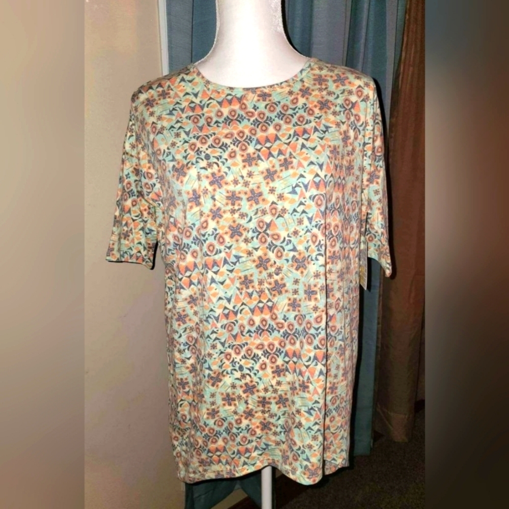Lularoe Multi-Media Irma Tee Shirt Women's Size XXS